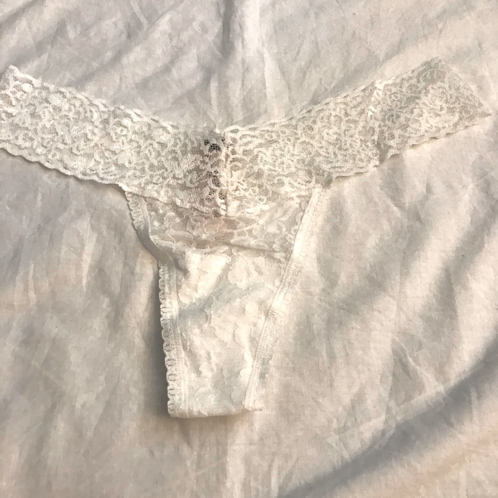 Victoria’s Secret The Lacie thong in white